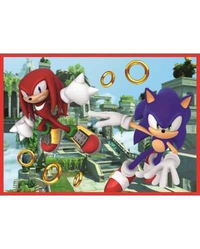 Puzzle Trefl 4 în 1 - Aventurile lui Sonic - 3